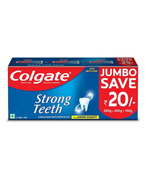 Colgate Strong Teeth Amino Shakti Formula, 500gm